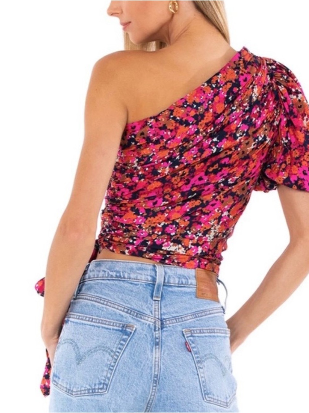 Amanda Uprichard Bexley Top Size Medium In Bloomessence Floral - Picture 2 of 10